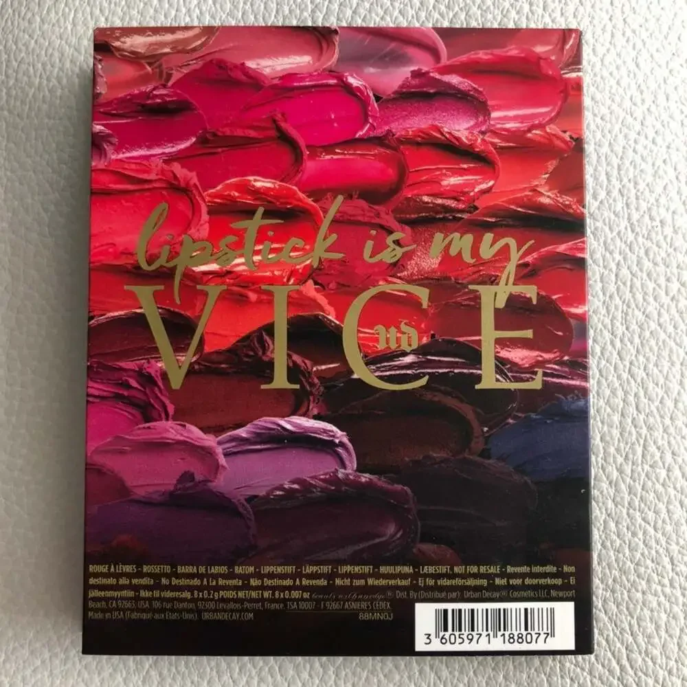 Urban Decay Vice Lipstick 8shades Sample